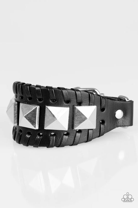 Paparazzi Bracelet ~ Riders Rally - Black