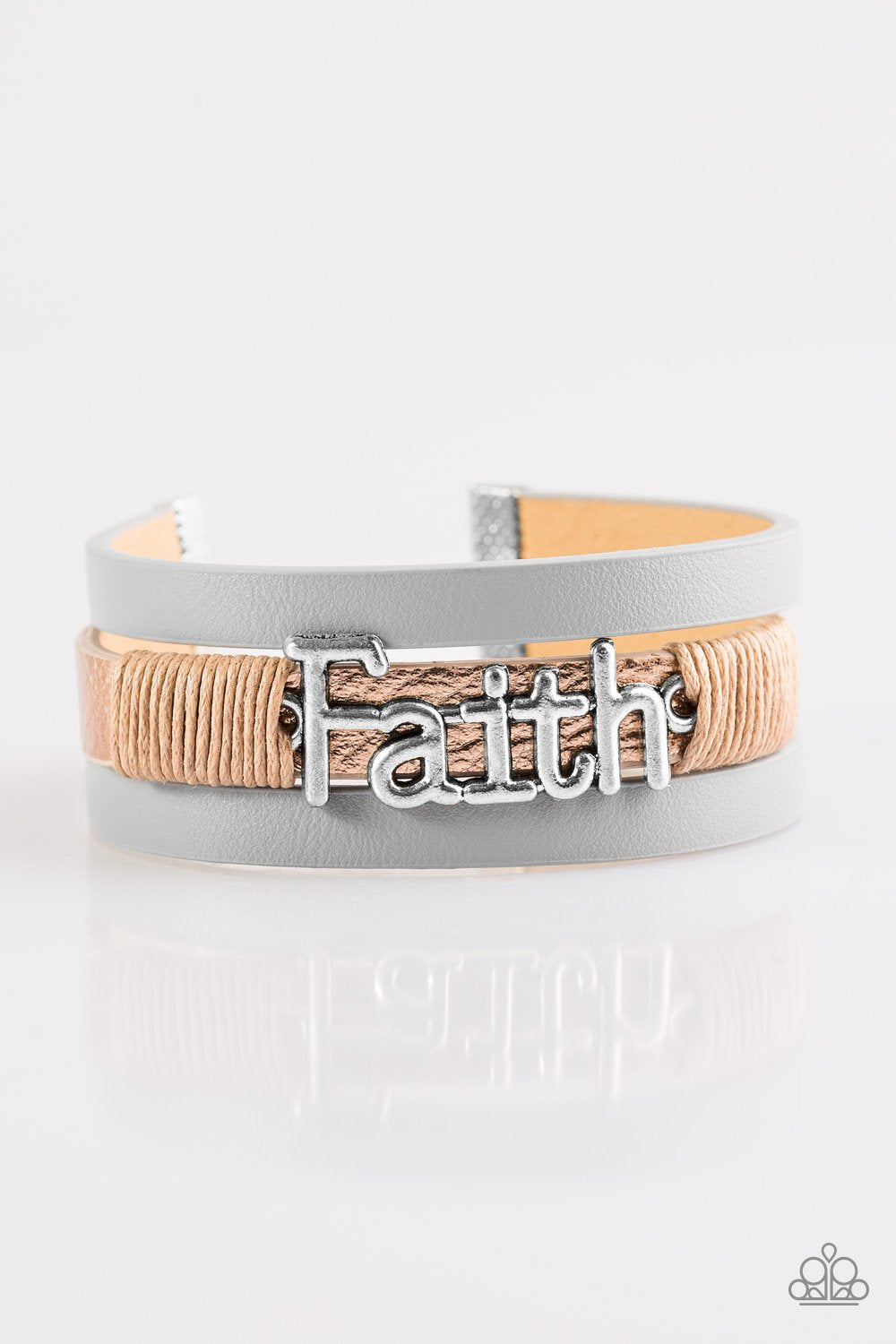 Paparazzi Bracelet ~ An Act Of Faith - Brown