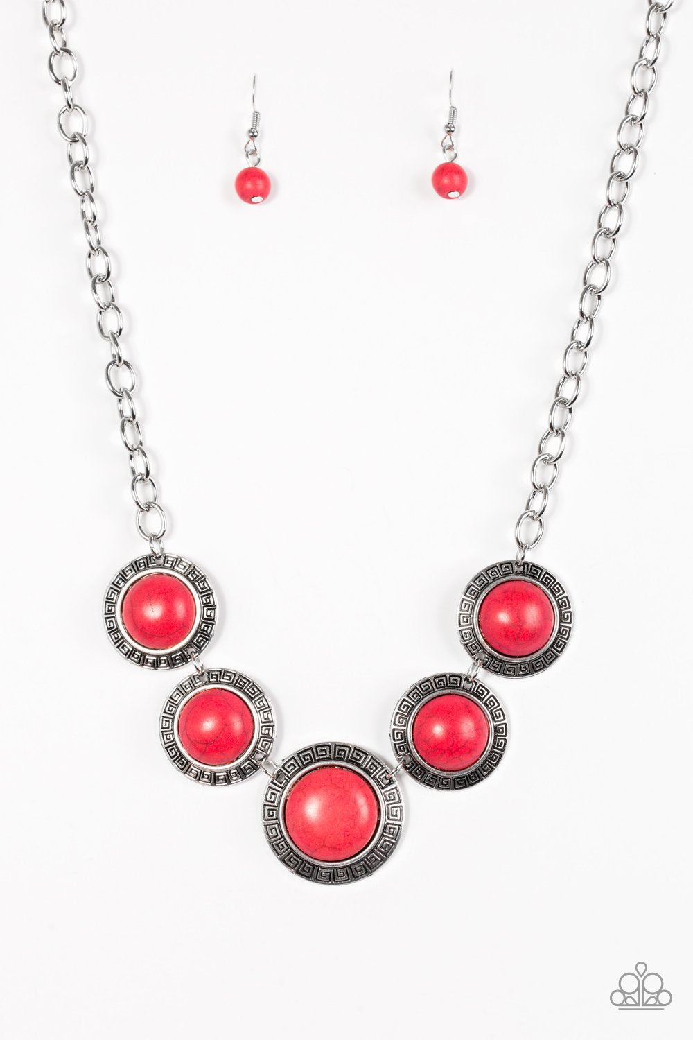 Paparazzi Necklace ~ Mountain Roamer - Red