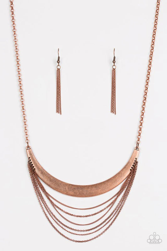 Paparazzi Necklace ~ Way Wayfarer - Copper