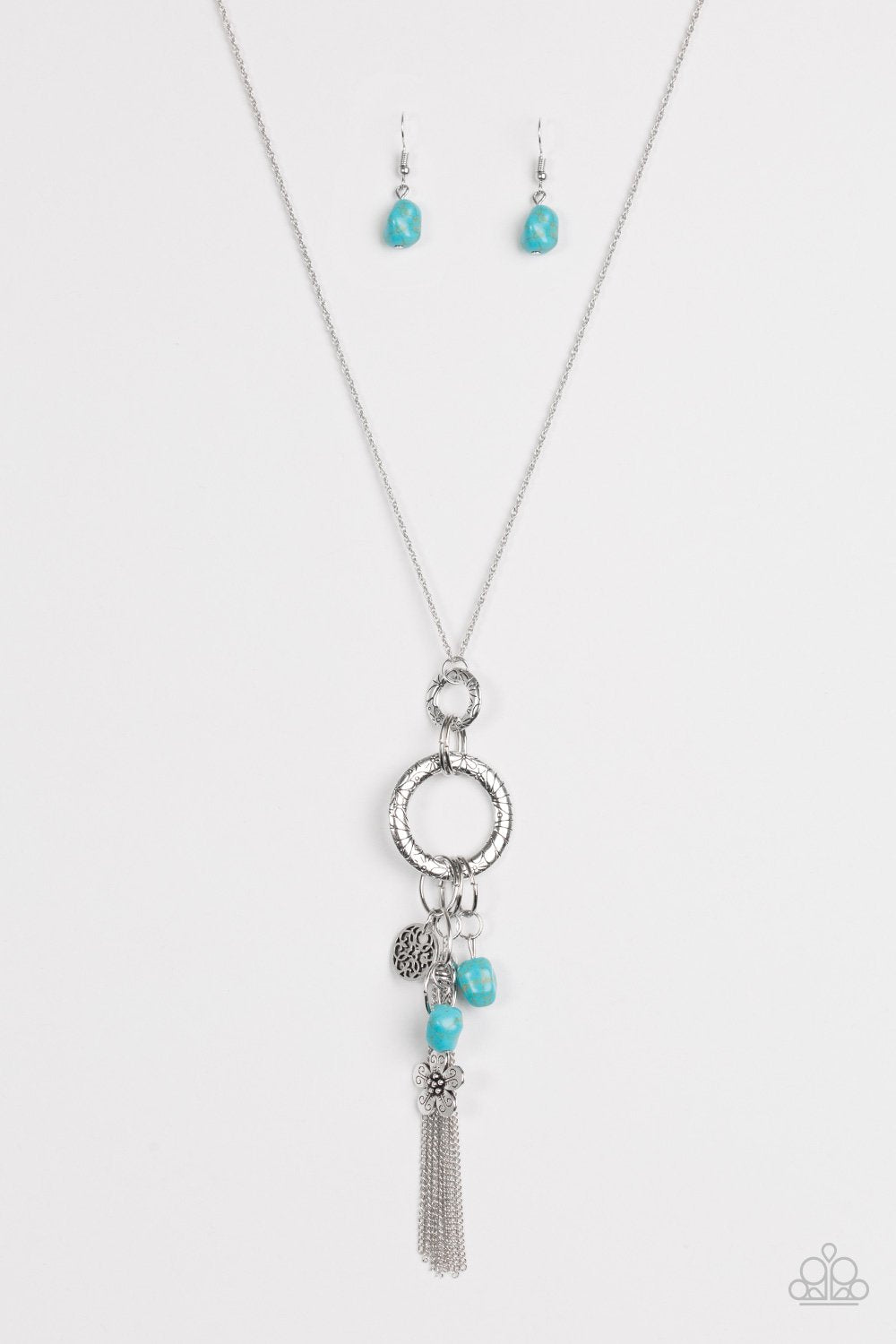 Paparazzi Necklace ~ Tour de Desert - Blue