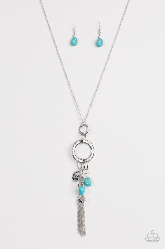 Paparazzi Necklace ~ Tour de Desert - Blue