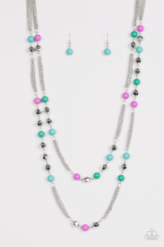 Paparazzi Necklace ~ Beautifully Bodacious - Multi