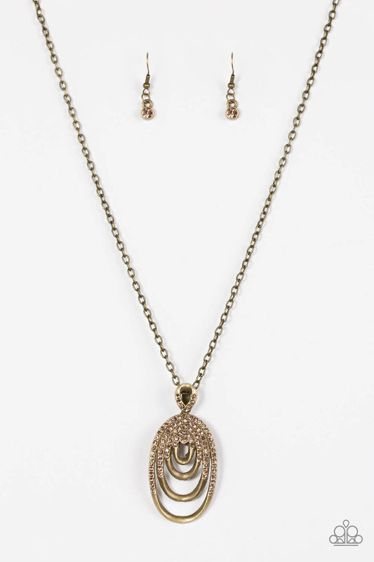 Paparazzi Necklace ~ The Heiress - Brass