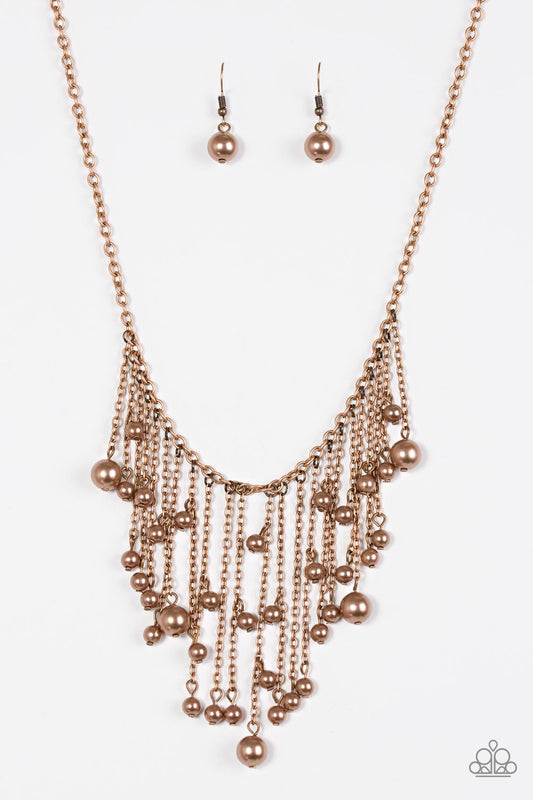 Paparazzi Necklace ~ Catwalk Champ - Copper