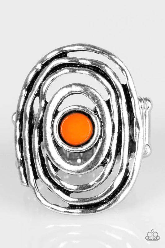 Paparazzi Ring ~ Colorfully Chaotic - Orange