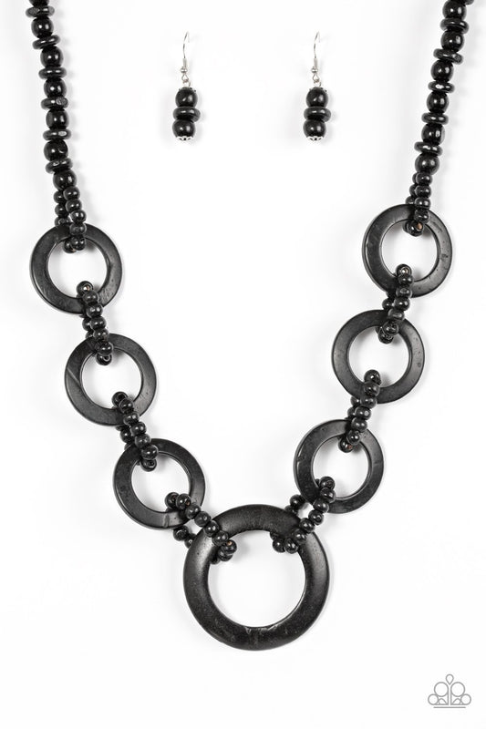 Paparazzi Necklace ~ Endless Summer - Black