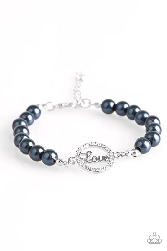 Paparazzi Bracelet ~ Cant Stop Loving You - Blue