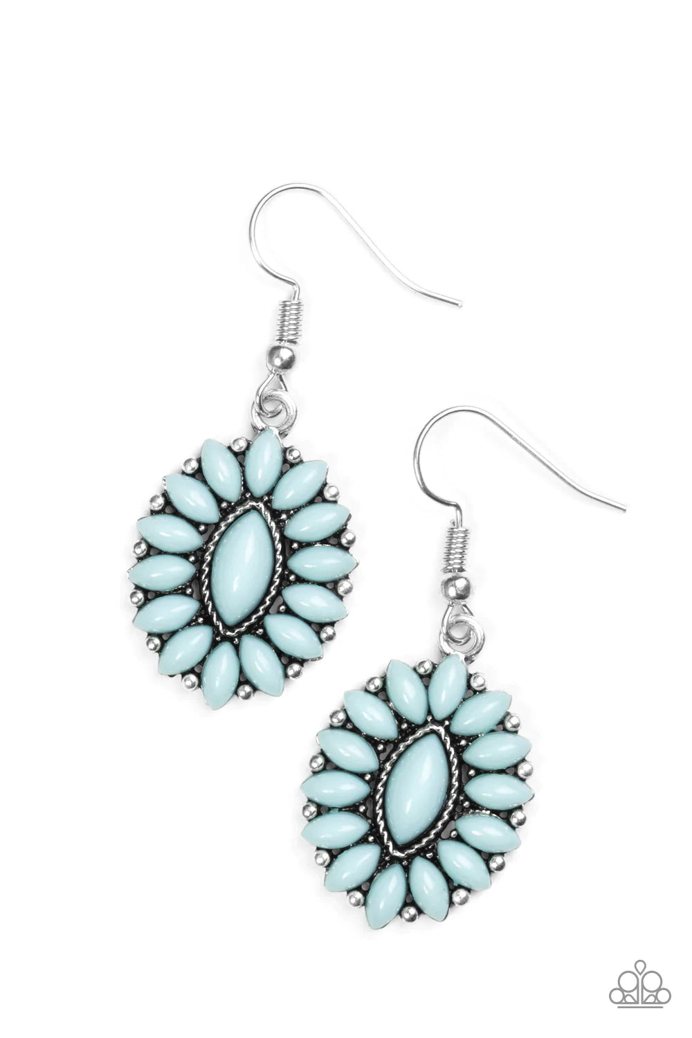 Paparazzi Earring ~ Spring Tea Parties - Blue