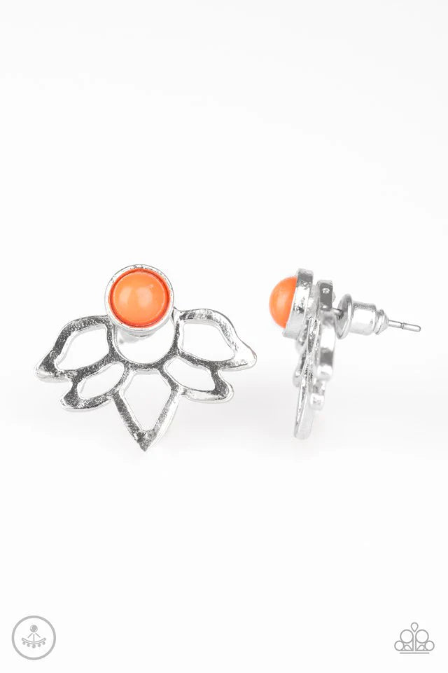 Paparazzi Earring ~ Lotus Breeze - Orange