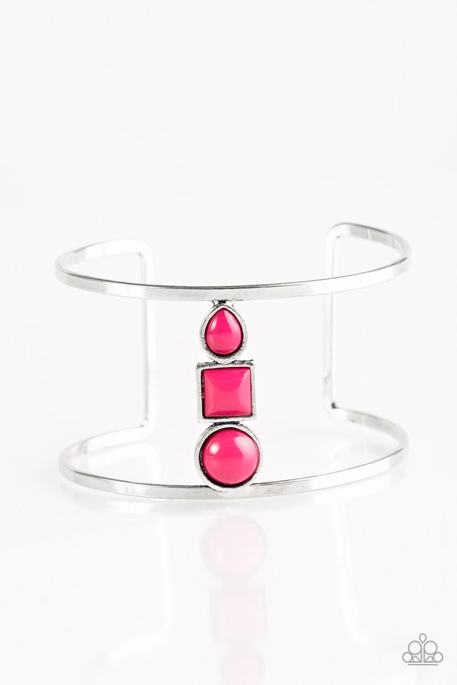 Pulsera Paparazzi ~ Sahara Siren - Rosa