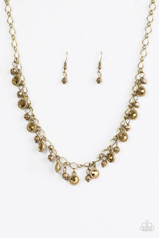 Paparazzi Necklace ~ City Couture - Brass