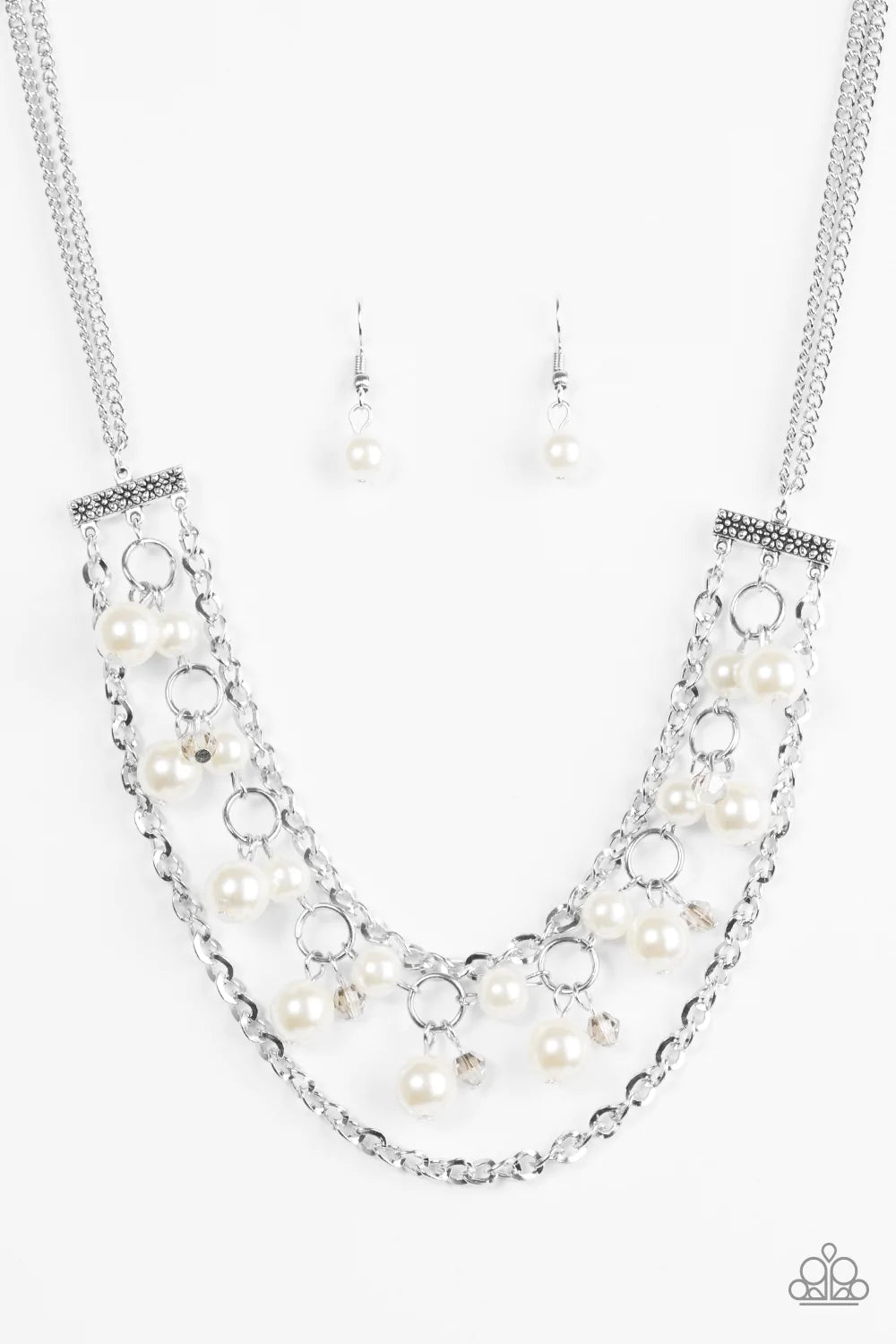 Collar Paparazzi ~ Romance Rockefeller - Blanco