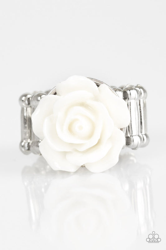 Paparazzi Ring ~ PRIMROSE and Proper - White