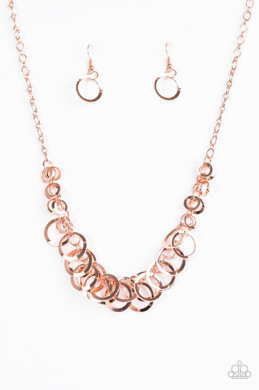 Paparazzi Necklace ~ Royal Circus - Copper