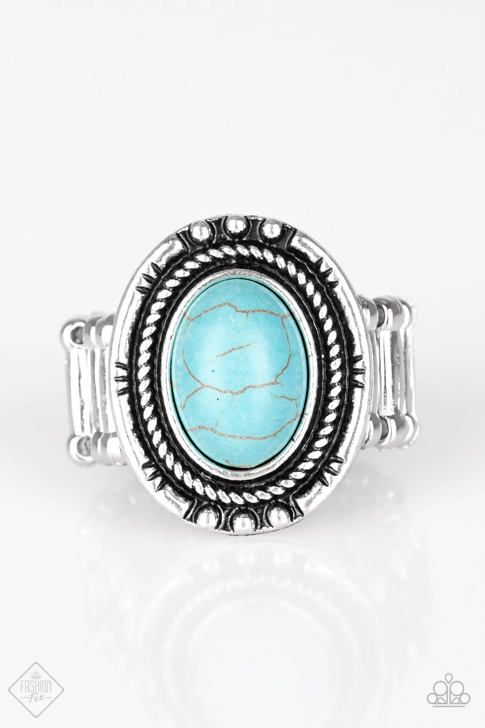 Paparazzi Ring ~ Sandstone Sanctuary  - Blue