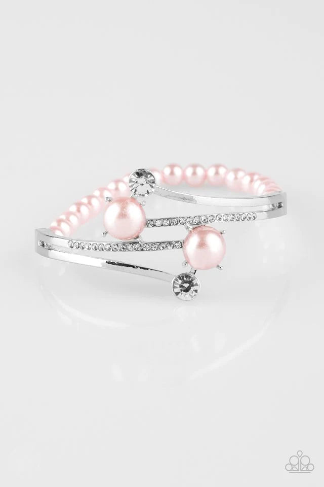 Pulsera Paparazzi ~ Solo se puede ir a lo grande - Rosa