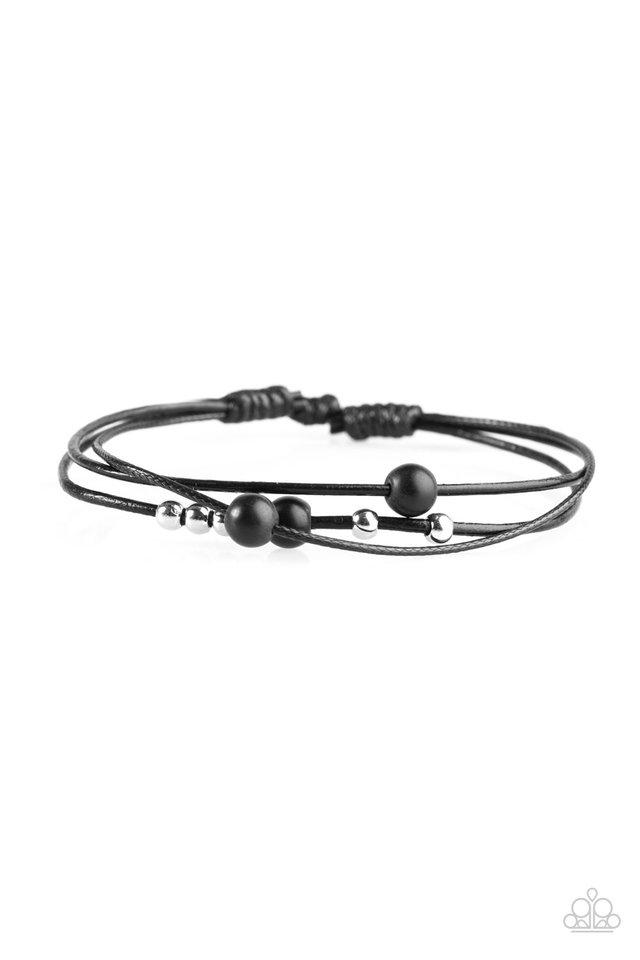 Pulsera Paparazzi ~ Tesoro de la montaña - Negro