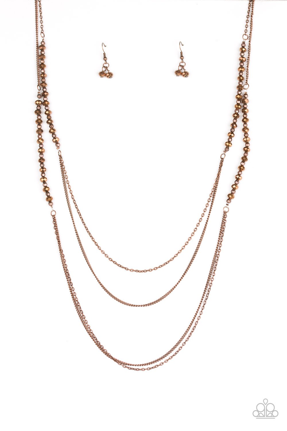 Paparazzi Necklace ~ Shimmer Showdown - Copper