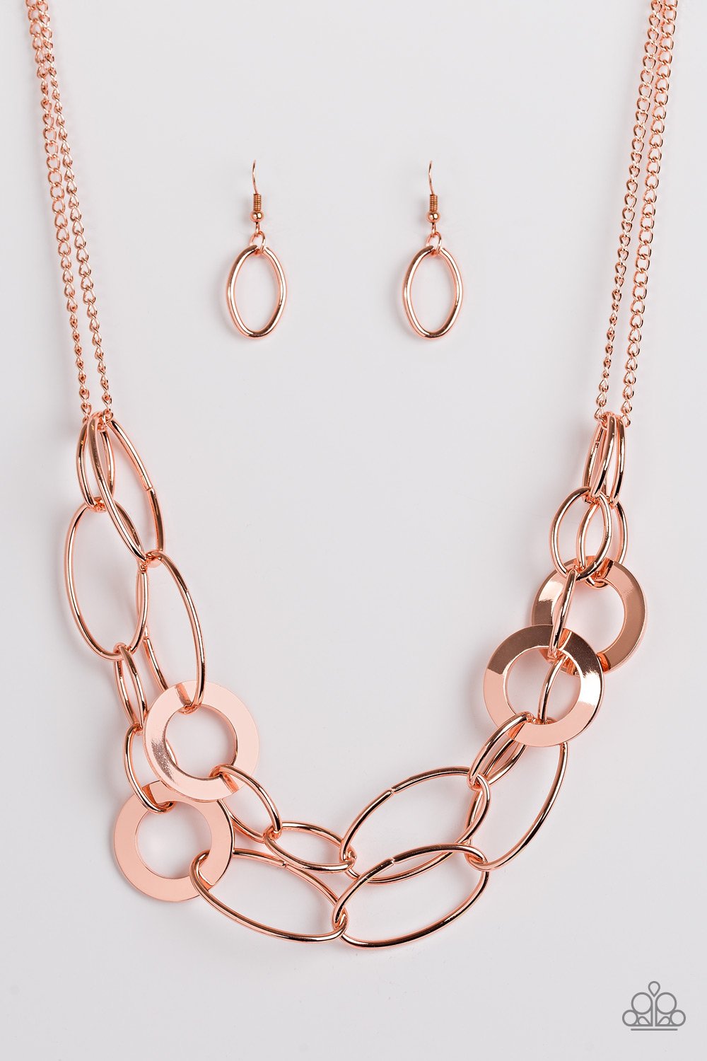 Collar Paparazzi ~ Metallic Maverick - Cobre