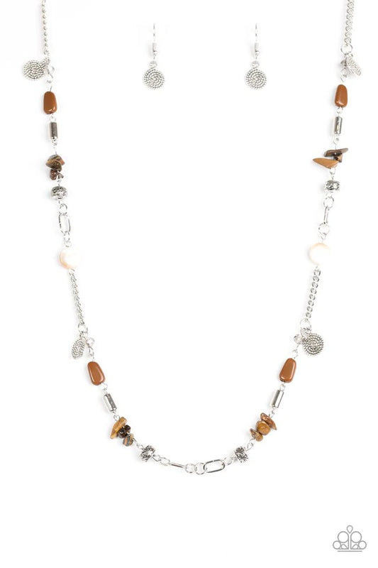 Paparazzi Necklace ~ Ocean Bliss - Brown