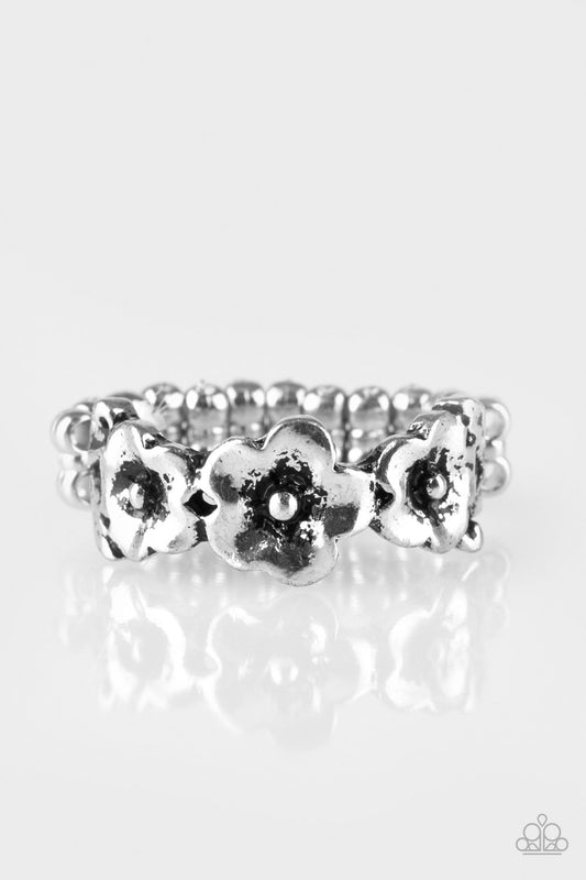 Paparazzi Ring ~ Spring Meadows - Silver