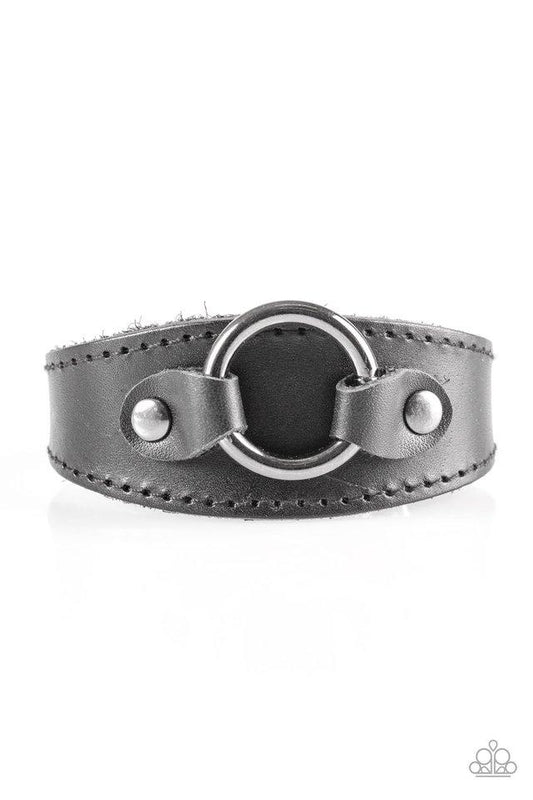 Pulsera Paparazzi ~ Western Wrangler - Negro