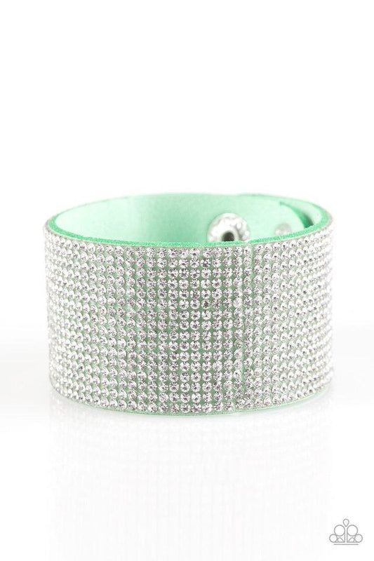 Pulsera Paparazzi ~ Roll With The Punches - Verde