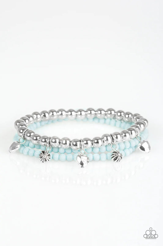 Paparazzi Bracelet ~ Springtime Sweethearts - Blue