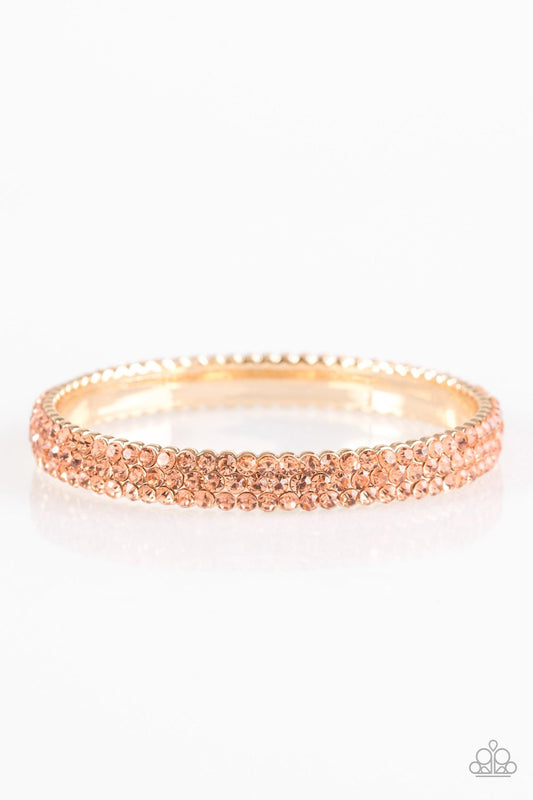 Paparazzi Bracelet ~ Ballroom Bling - Gold