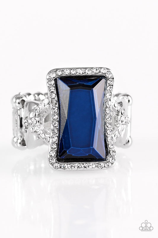 Anillo Paparazzi ~ Icono del glamour - Azul