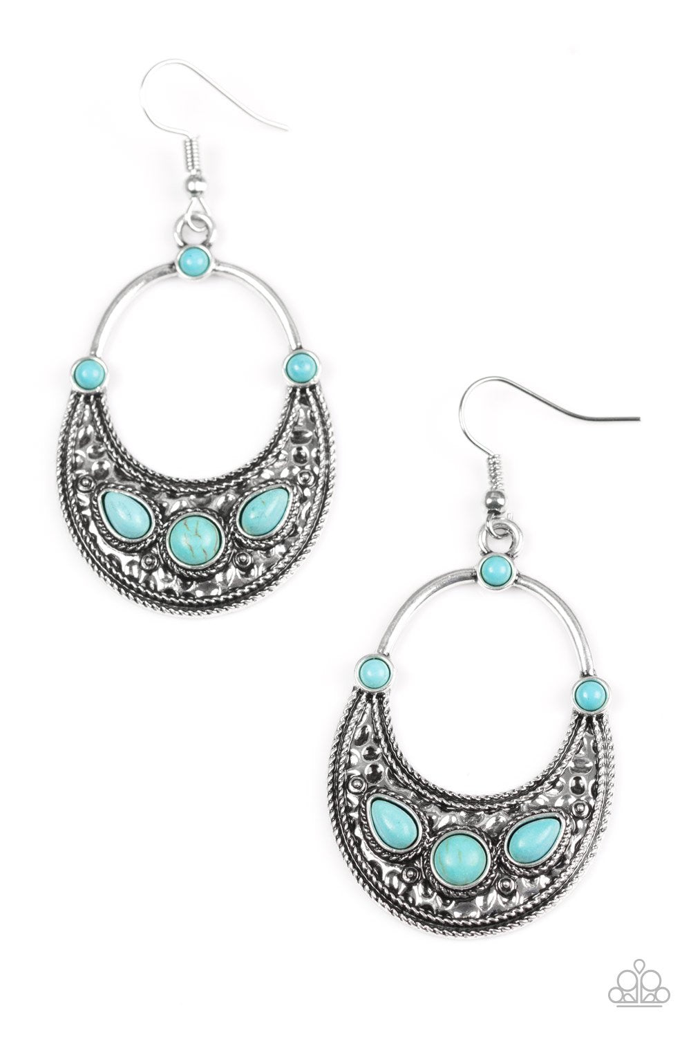 Paparazzi Earring ~ Paleo Paradise - Blue