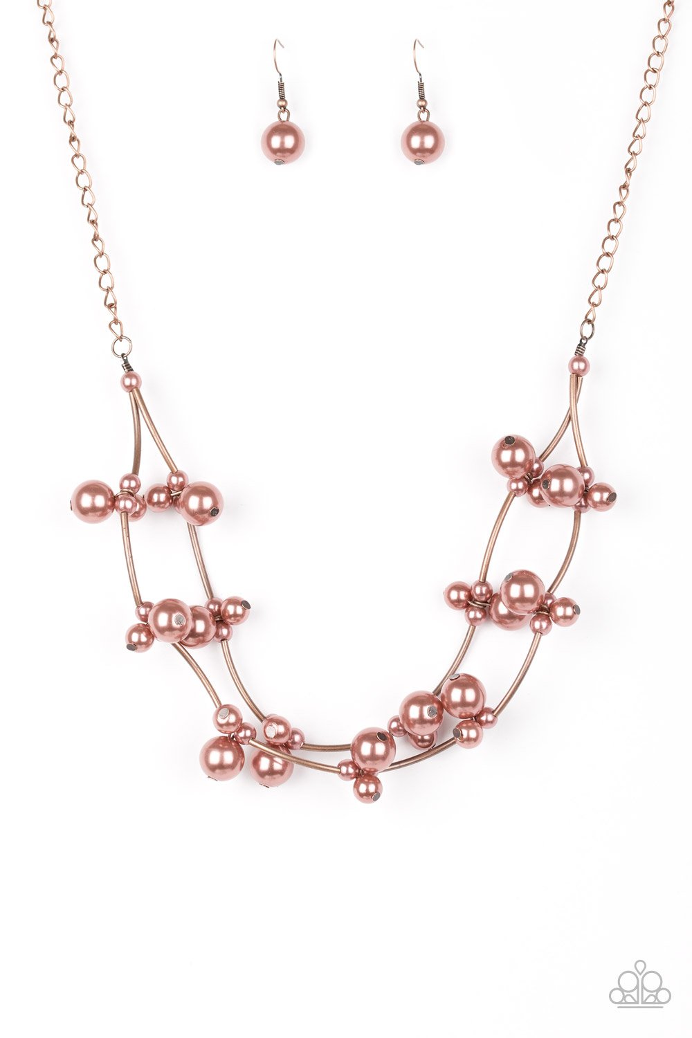 Paparazzi Necklace ~ Wedding BELLES - Copper