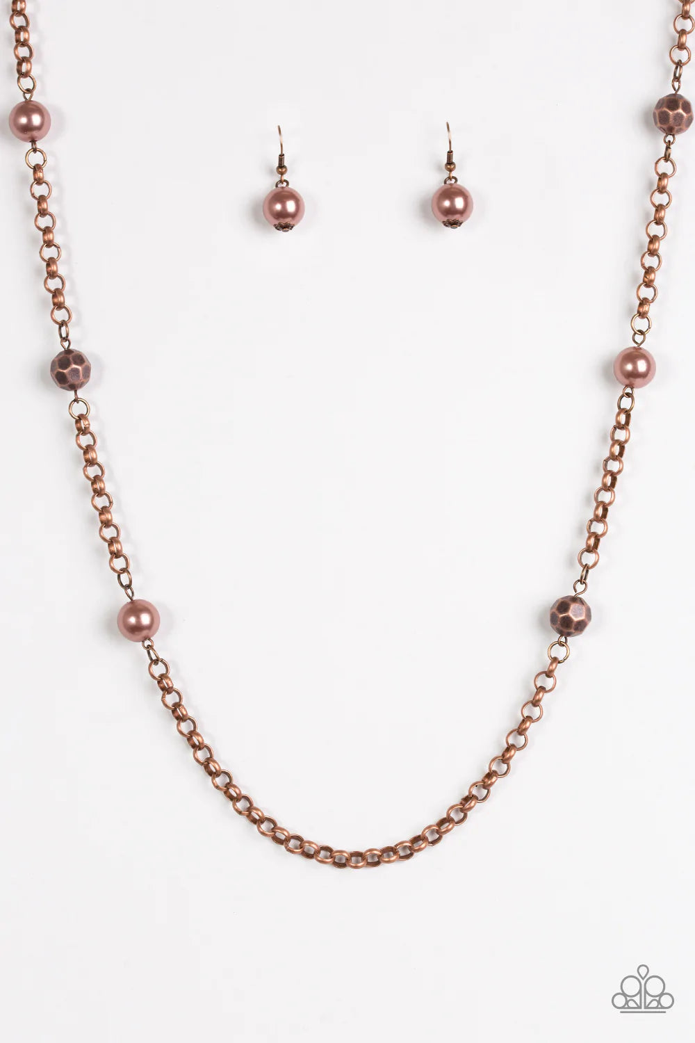 Paparazzi Necklace ~ Showroom Shimmer - Copper