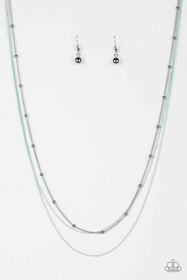 Paparazzi Necklace ~ Colorfully Chic - Green