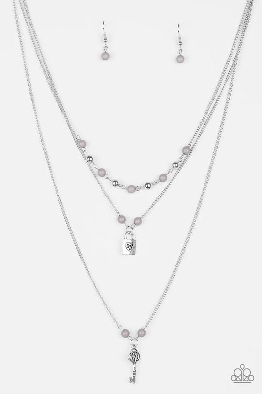 Paparazzi Necklace ~ Major Key - Silver