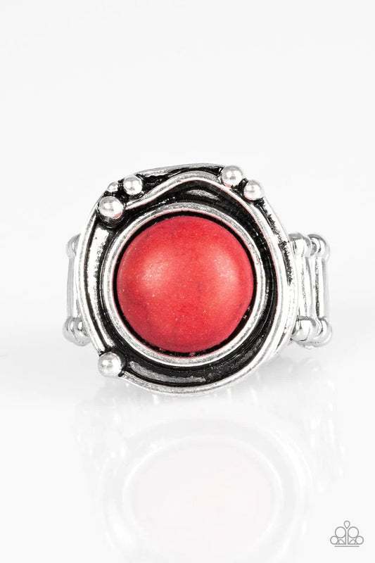 Anillo de paparazzi ~ River Roamer - Rojo