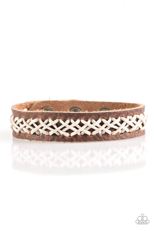 Paparazzi Bracelet ~ Road Show Rodeo - Brown