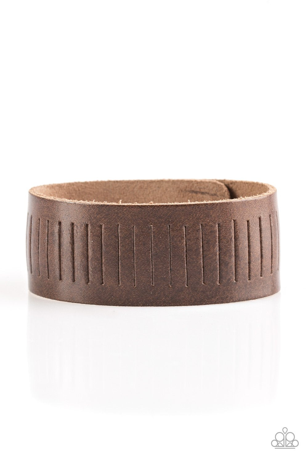 Paparazzi Bracelet ~ Take A Drive - Brown