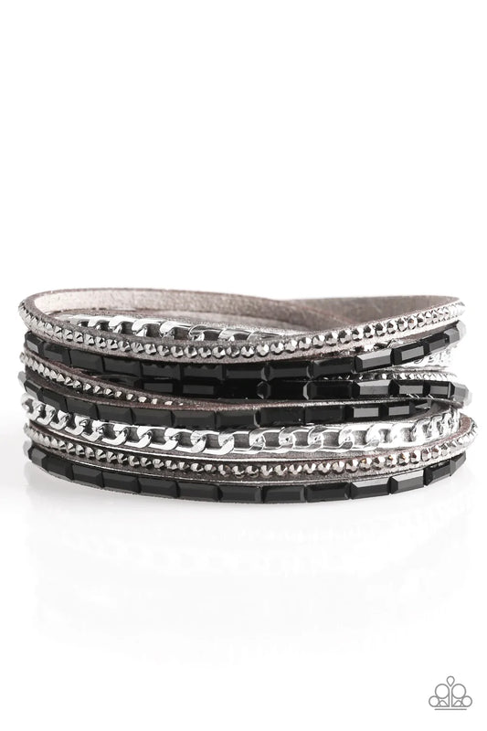 Paparazzi Bracelet ~ Cheaters Never Prosper - Silver