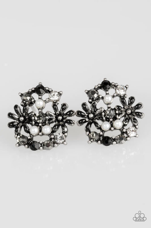 Paparazzi Earring ~ Summertime Bliss - Black