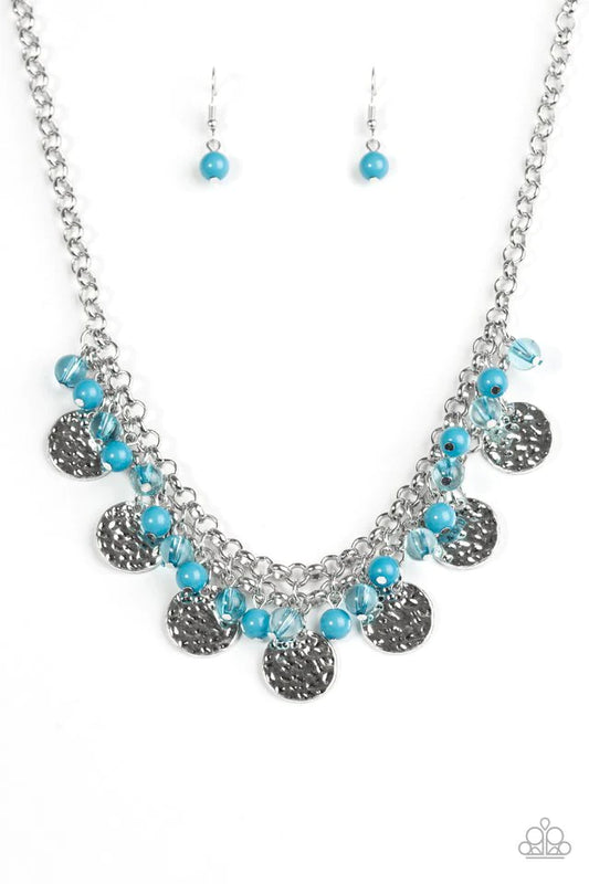 Paparazzi Necklace ~ Beachfront Babe - Blue