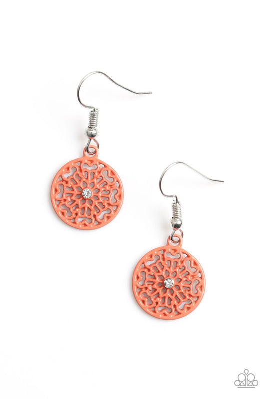 Paparazzi Earring ~ Colorfully Capricious - Orange