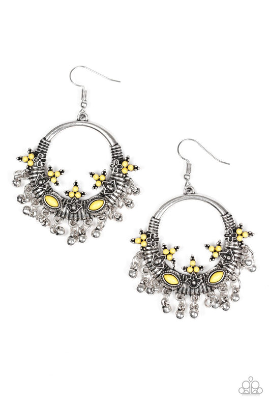 Paparazzi Earring ~ Musical Mantras - Yellow