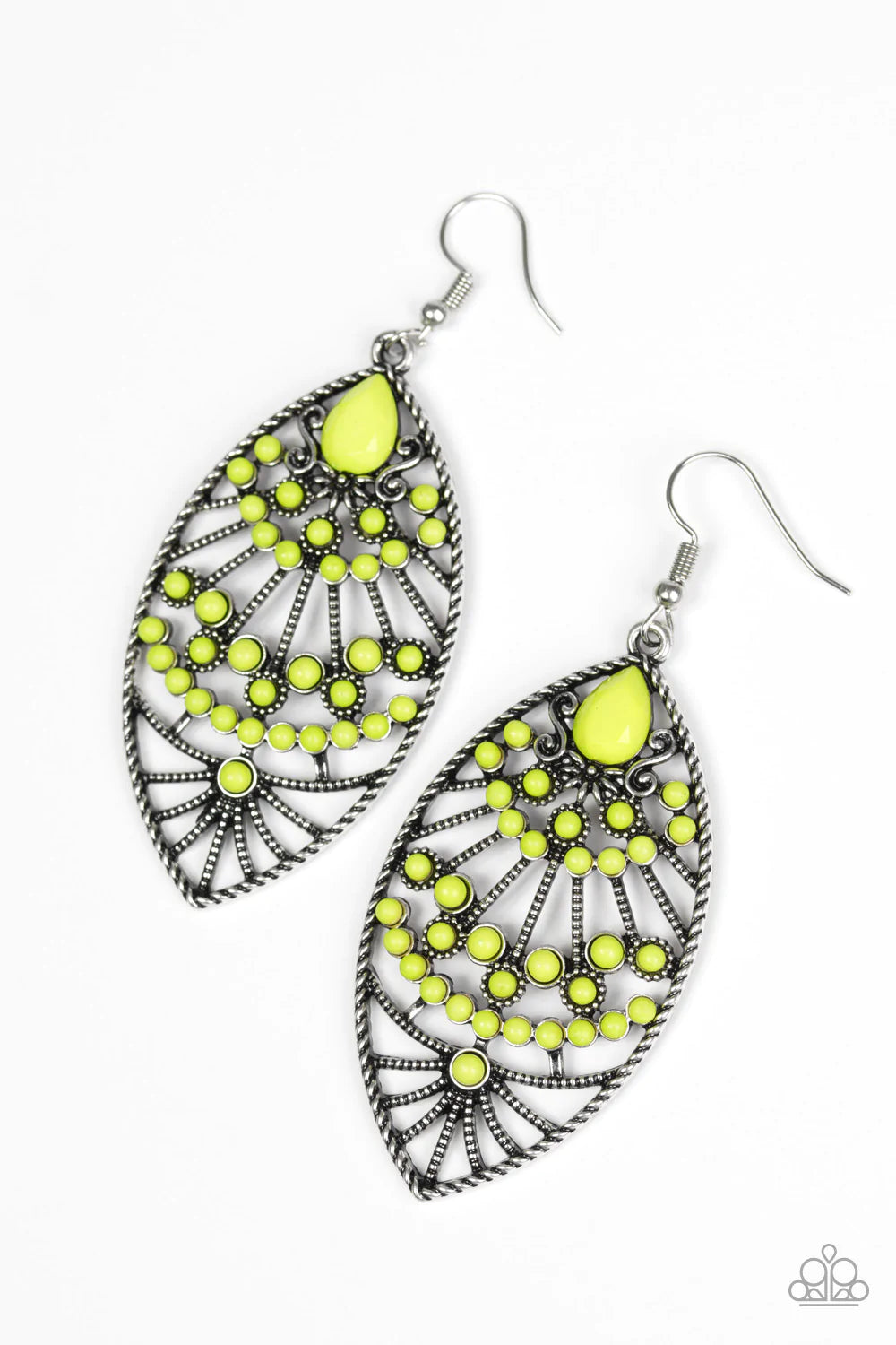 Paparazzi Earring ~ Eastern Extravagance - Green