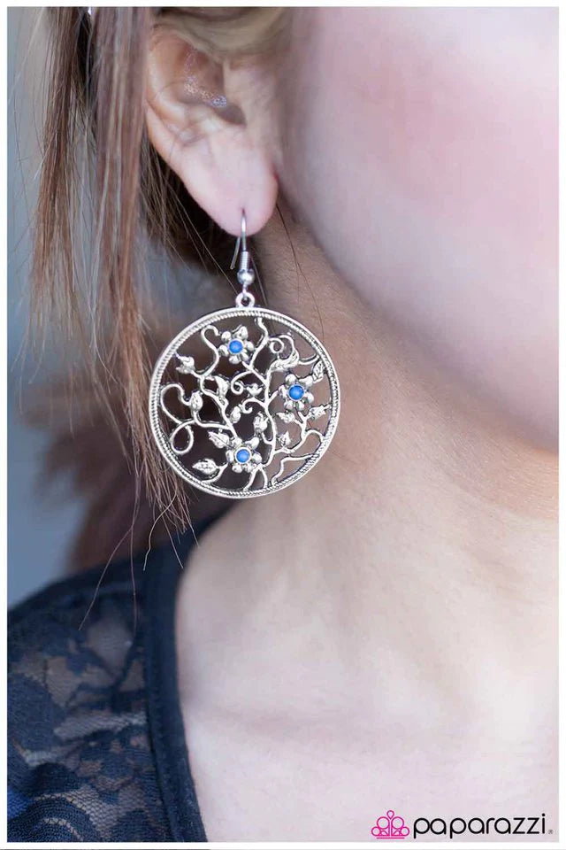 Paparazzi Earring ~ An Enchanted Forest - Blue