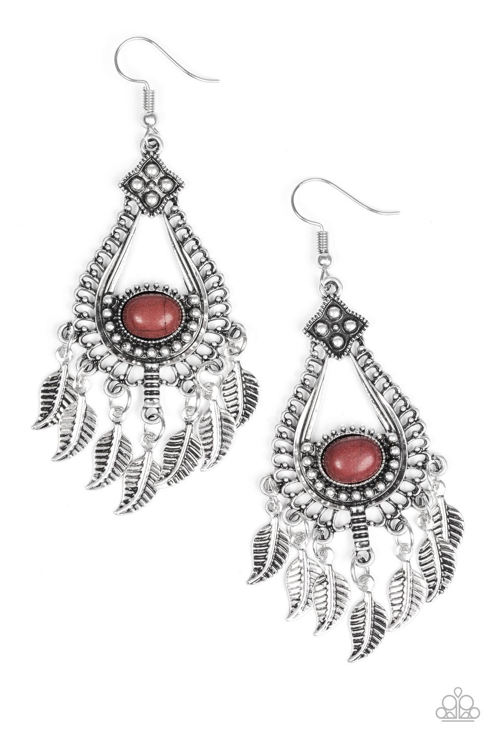 Paparazzi Earring ~ The FLIGHT Of Your Life - Brown