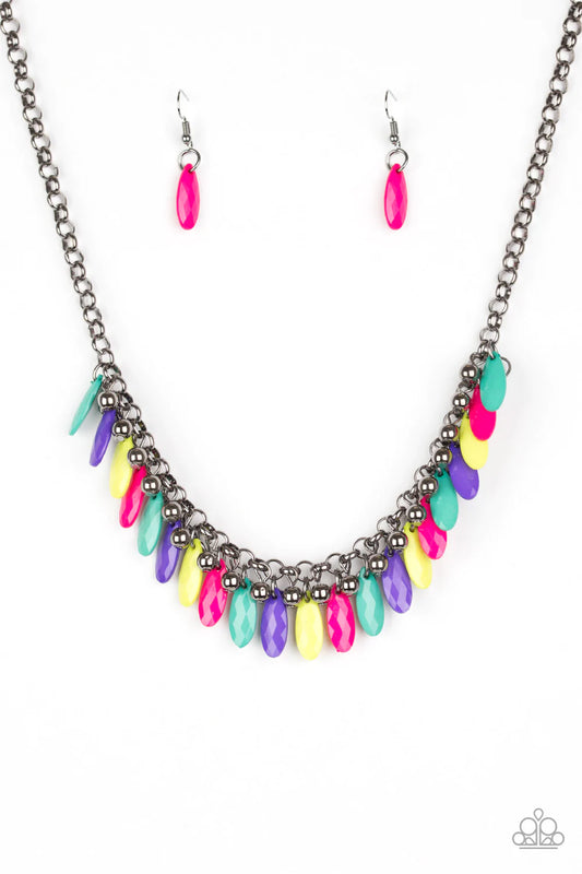 Paparazzi Necklace ~ Jersey Shore - Multi