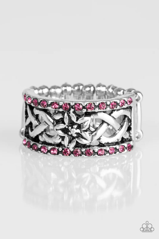 Paparazzi Ring ~ Tropical Springs - Pink