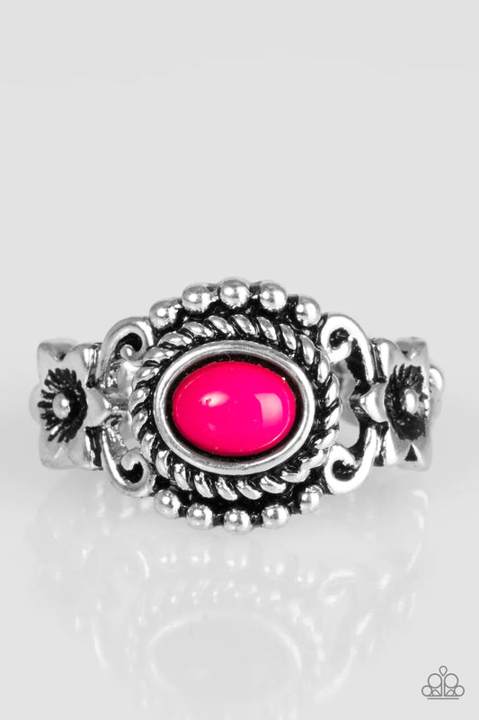 Paparazzi Ring ~ All Summer Long - Pink